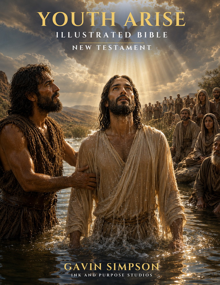 English Youth Arise Illustrated Bible: New Testament cover