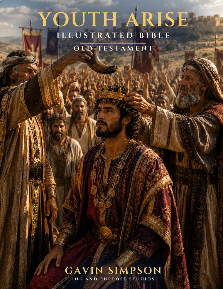 English Youth Arise Illustrated Bible: Old Testament cover