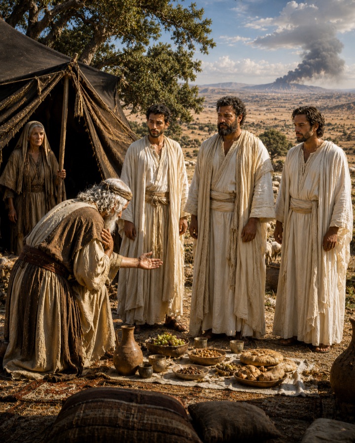 Three Visitors Sodom